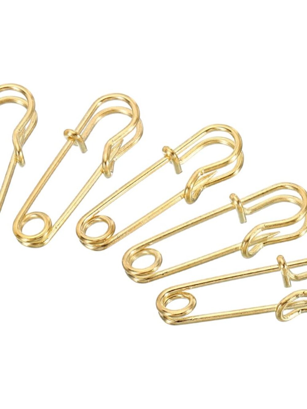 Safety Pins 1.06 Inch Large Metal Sewing Pins for Blankets Skirts Crafts Brooch